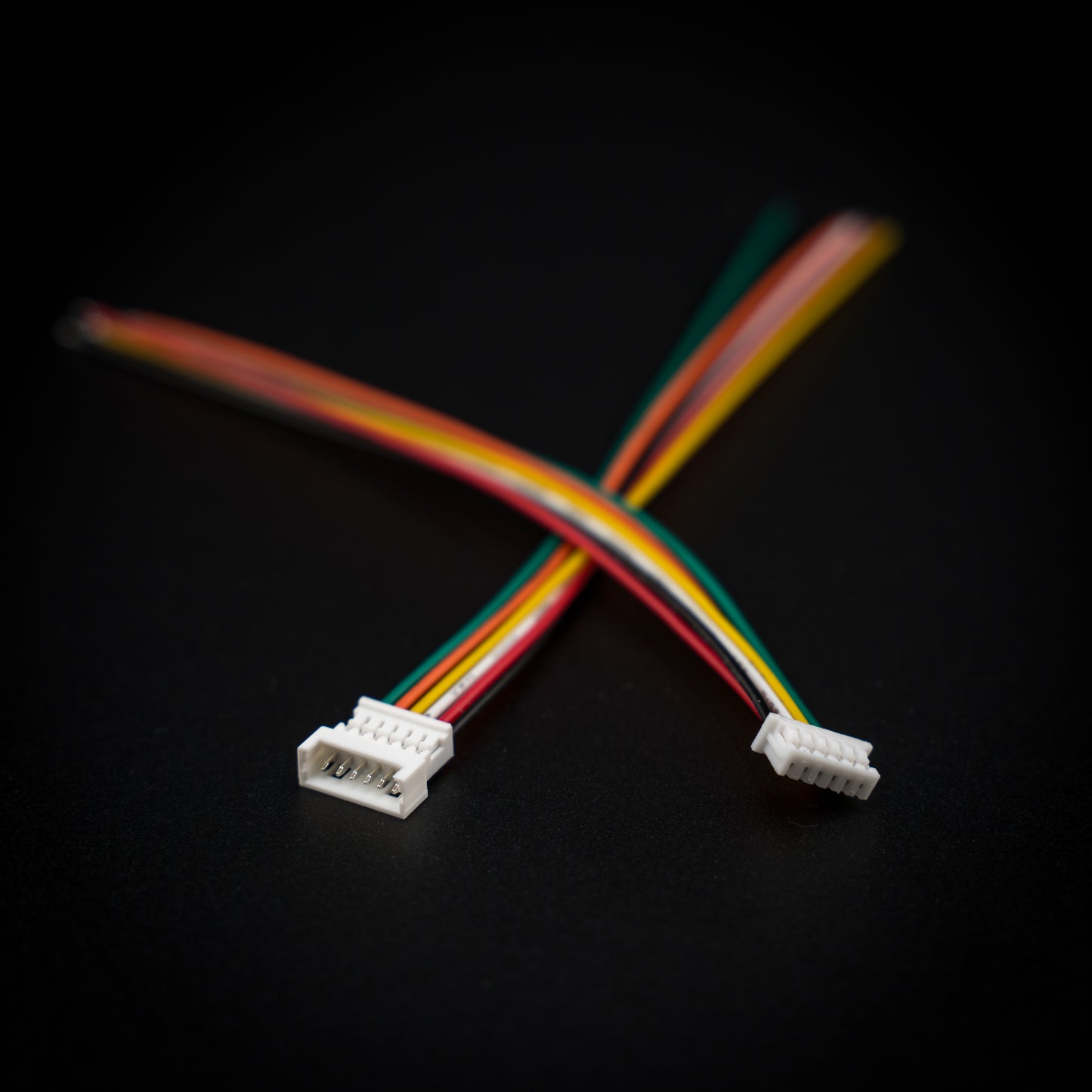 Micro JST 1.25mm pre-crimped cables 2-6 pin